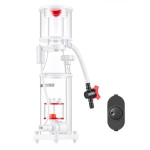 Protein Skimmer for 53-106 Gal Saltwater Aquariums Internal with Pump, Protein Skimmer with DC Pinwheel Pump, Adjustable Control, Air Silencer, for 53-106 Gallon Saltwater Aquariums & Reef Tank