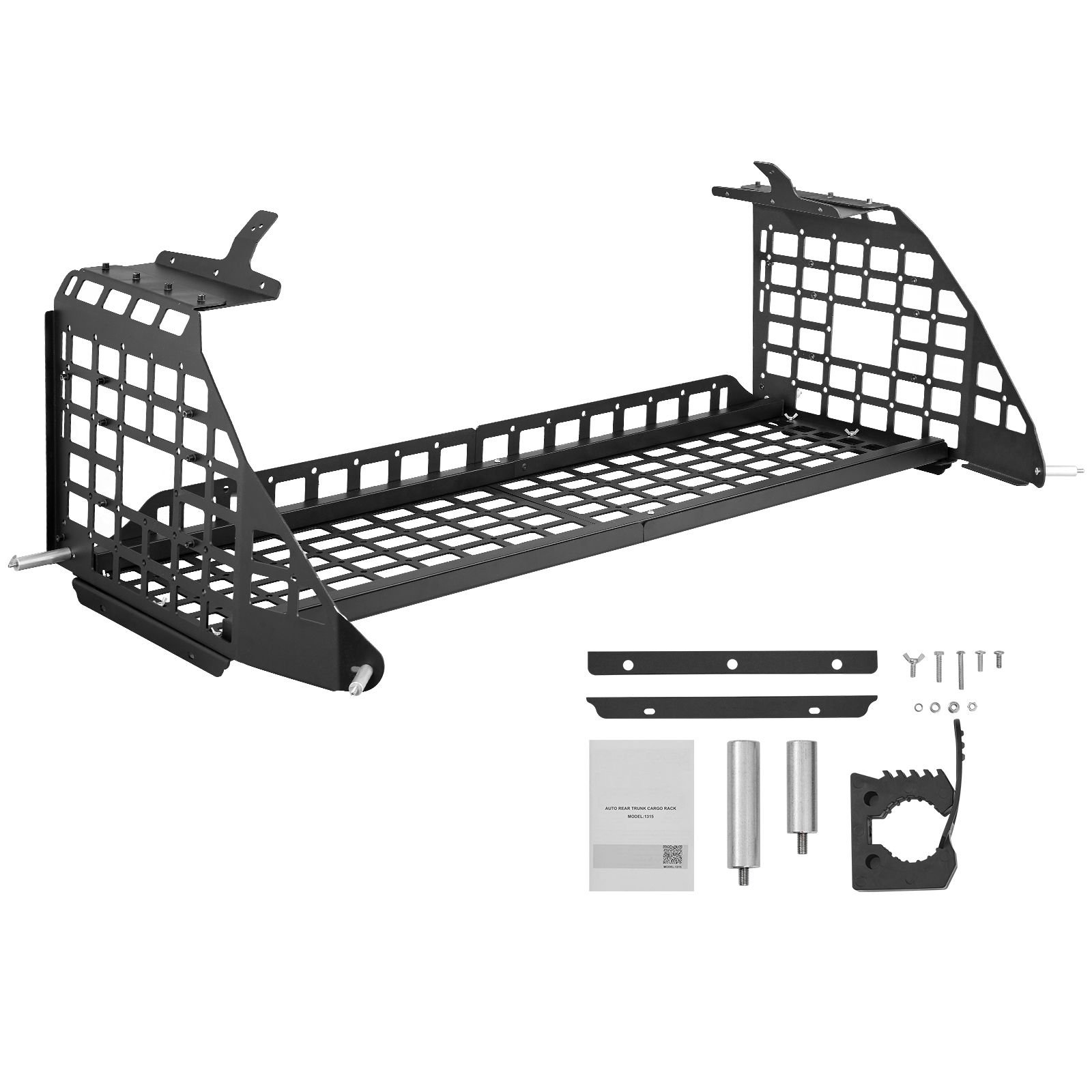 rear trunk cargo rack, for 2010 2024 toyota 4runner, 220 lbs capacity, aluminum alloy basket tray interior storage luggage carrier, adjustable height shelf stand organizer for camping trip gear