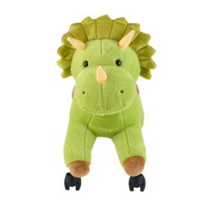 Ride On Horse, Riding Dinosaur Toys for Kids, Features Lifelike Dinosaur Roars, No Battery Required, 360-Degree Flexible Smooth Wheels, Soft Seat, 88 lbs Max Load Capacity for Toddlers Ages 3+