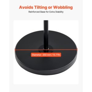 rotating brochure display rack, 30 pockets mesh magazine literature display stand, portable floor standing magazine rack, metal newspaper catalog holders for shop exhibitions office trade show