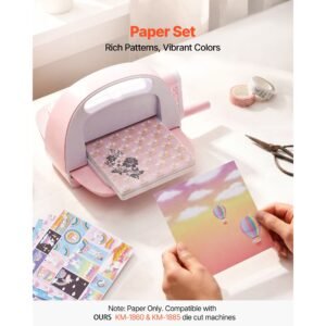 scrapbook paper, 72 sheets, 6 x 6 in mixed special patterned paper set for die cutting and embossing machine, vibrant color, for decorations, scrapbooking, card making, and diy crafting