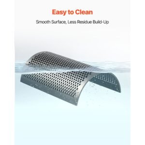 screen mesh for plastic shredder, high quality steel durable mesh, 0.315 in/8 mm high precision aperture screen, compatible with model 400 plastic grinder, suitable for small particle recycling