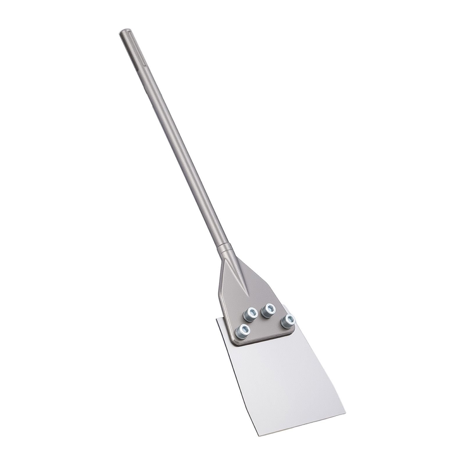 sds max floor scraper, 23.6" x 5.9" chisel bit with sds max shank, compatible with rotary hammers, heat treated 40cr alloy steel, sharp edge for removing laminate flooring, tiles, and mortar