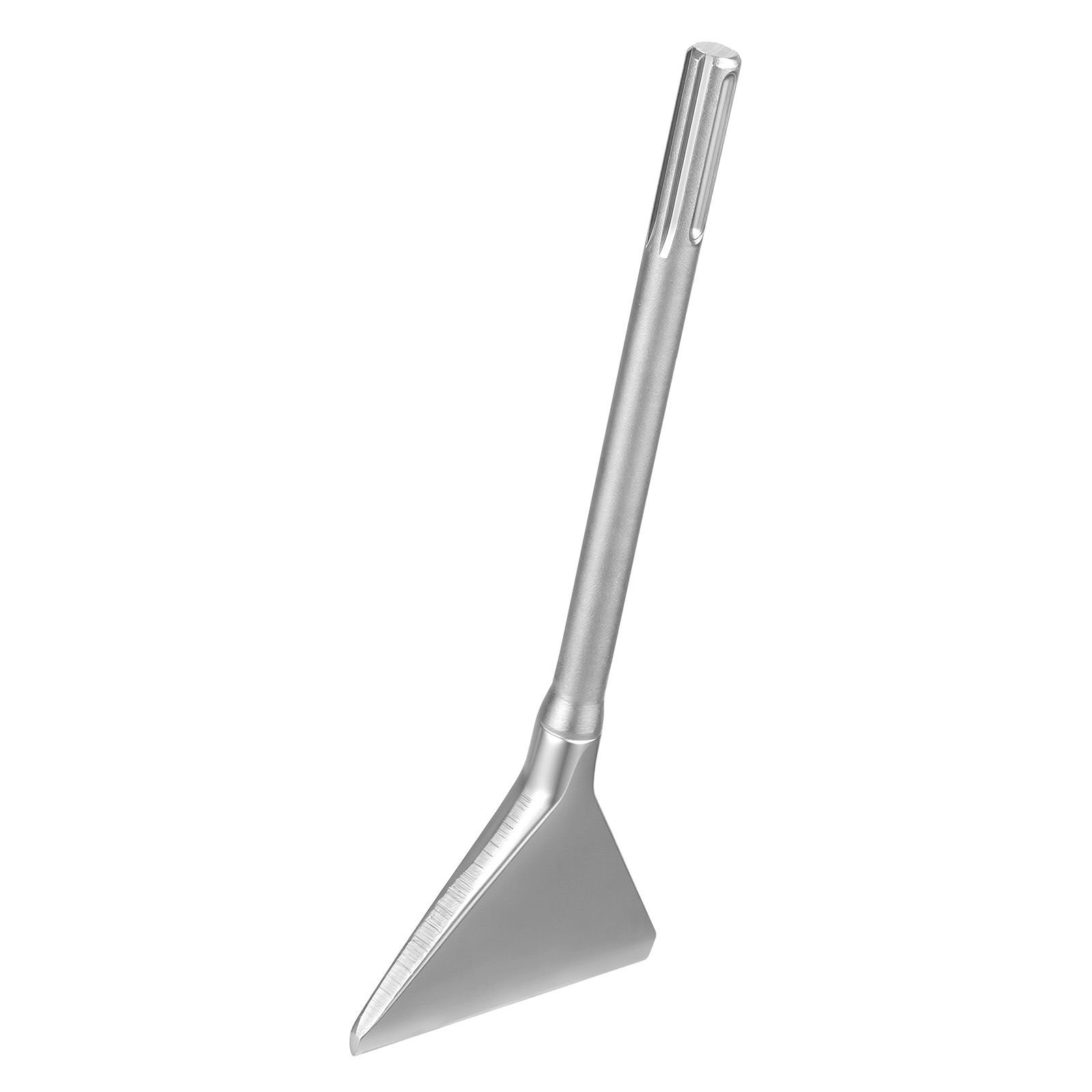 sds max scaling chisel, 13.8" x 5.9" chisel bit with sds max shank, compatible with rotary hammers, heat treated 40cr alloy steel, sharp edge for removing laminate flooring, tiles, and mortar
