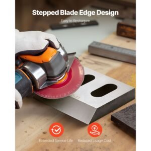 shredder blades, alloy steel shredder machine blade kit with 9 rotating and 2 fixed blades, high hardness skd 11 blade, compatible with model 180 plastic grinder, for abs, pp, pvc & nylon