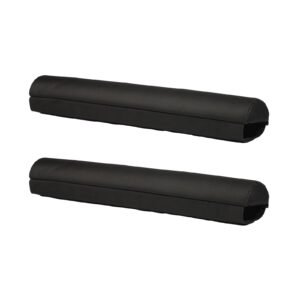 soft roof rack pads, 28" universal car roof rack pads for various crossbars, 88lbs load capacity luggage kayak carrier with 2 tie down straps & velcros for sups canoes snowboards paddle boards