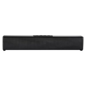 Sound Bar for Smart TV, 2.0 Channel, 17-Inch Compact Soundbar TV Speakers for Projector, Bluetooth AUX Connection, Remote Control, Easy Setup, 80W Surround Sound System for PC Home Theater Audio