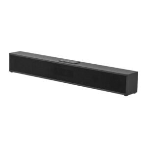 sound bar for smart tv, 2.0 channel, 24 inch compact soundbar tv speakers for projector, bluetooth aux connection, remote control, easy setup, 80w surround sound system for pc home theater audio