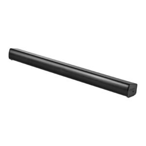 sound bar for smart tv, 2.1 channel, 35 inch compact soundbar tv speakers with built in subwoofer for projector, bluetooth aux connection, easy setup, 120w surround sound system for home audio