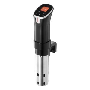 sous vide precision cooker, 1100w sous vide cooking machine, wifi immersion circulator with 10 preset recipes, lcd touchscreen, fast heating, accurate temperature & timer, app control