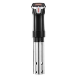 sous vide precision cooker, 1100w sous vide cooking machine, wifi immersion circulator with 10 preset recipes, lcd touchscreen, fast heating, accurate temperature & timer, app control