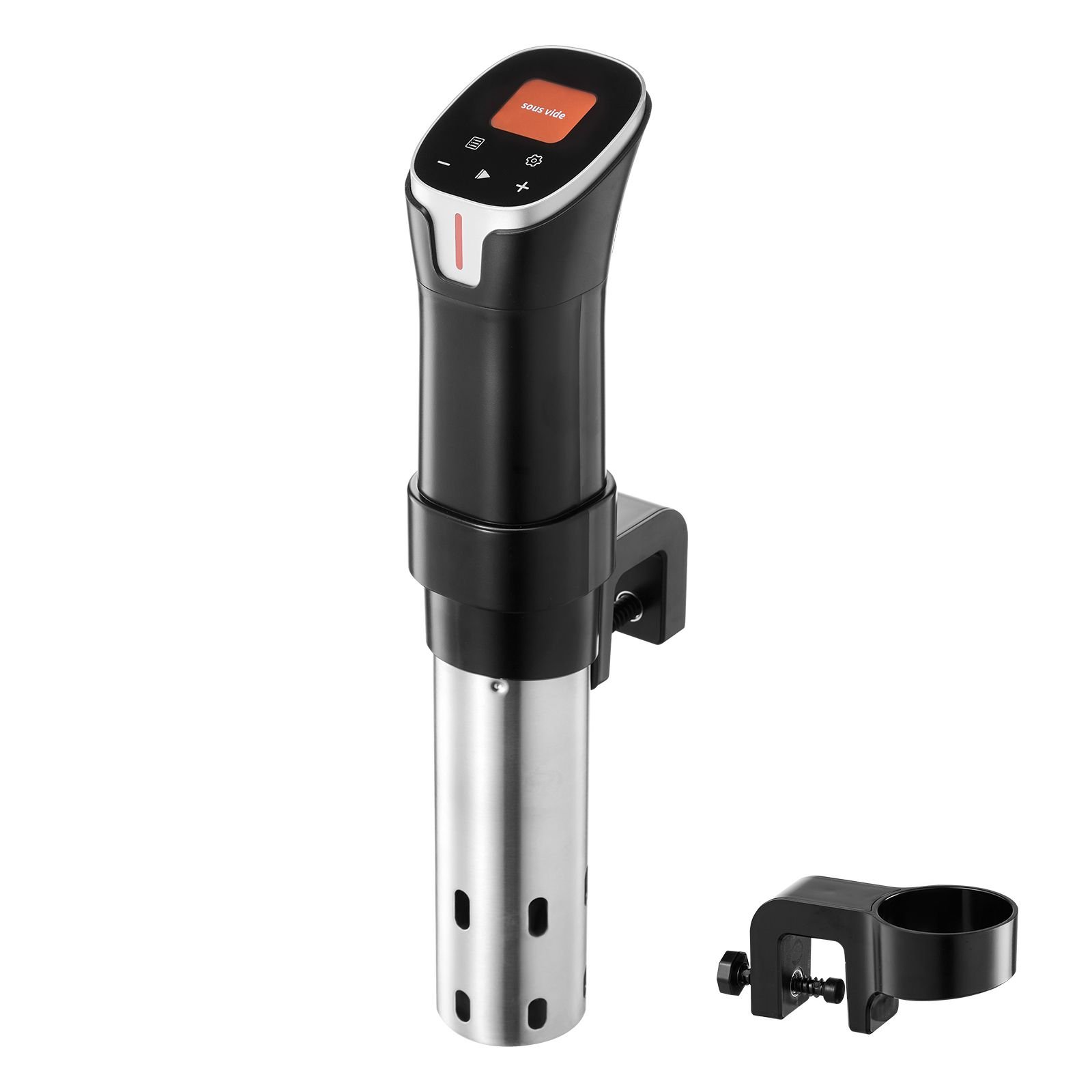 sous vide precision cooker, 1100w sous vide cooking machine, wifi immersion circulator with 10 preset recipes, lcd touchscreen, fast heating, accurate temperature & timer, app control