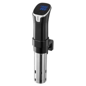 sous vide precision cooker, 1100w sous vide cooking machine, wifi immersion circulator with led digital display, fast heating, accurate temperature & timer control, sus304 stainless steel