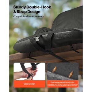 stadium seat, 6 adjustable angle wide bleacher chair, 2.9'' cushion padded stadium seat with armrest and back support, stadiums chair with hook cupholder for picnics, beach sports, and gaming