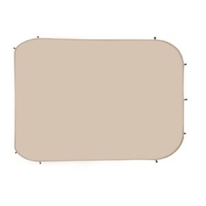 sun shade sail canopy covers, fit for 10 x 9.2 ft screen house tent, sun protection, 5.51 x 4.23 ft 300d oxford silver coated fabric, pack of 3 (not include tent), for outdoor activities, beige