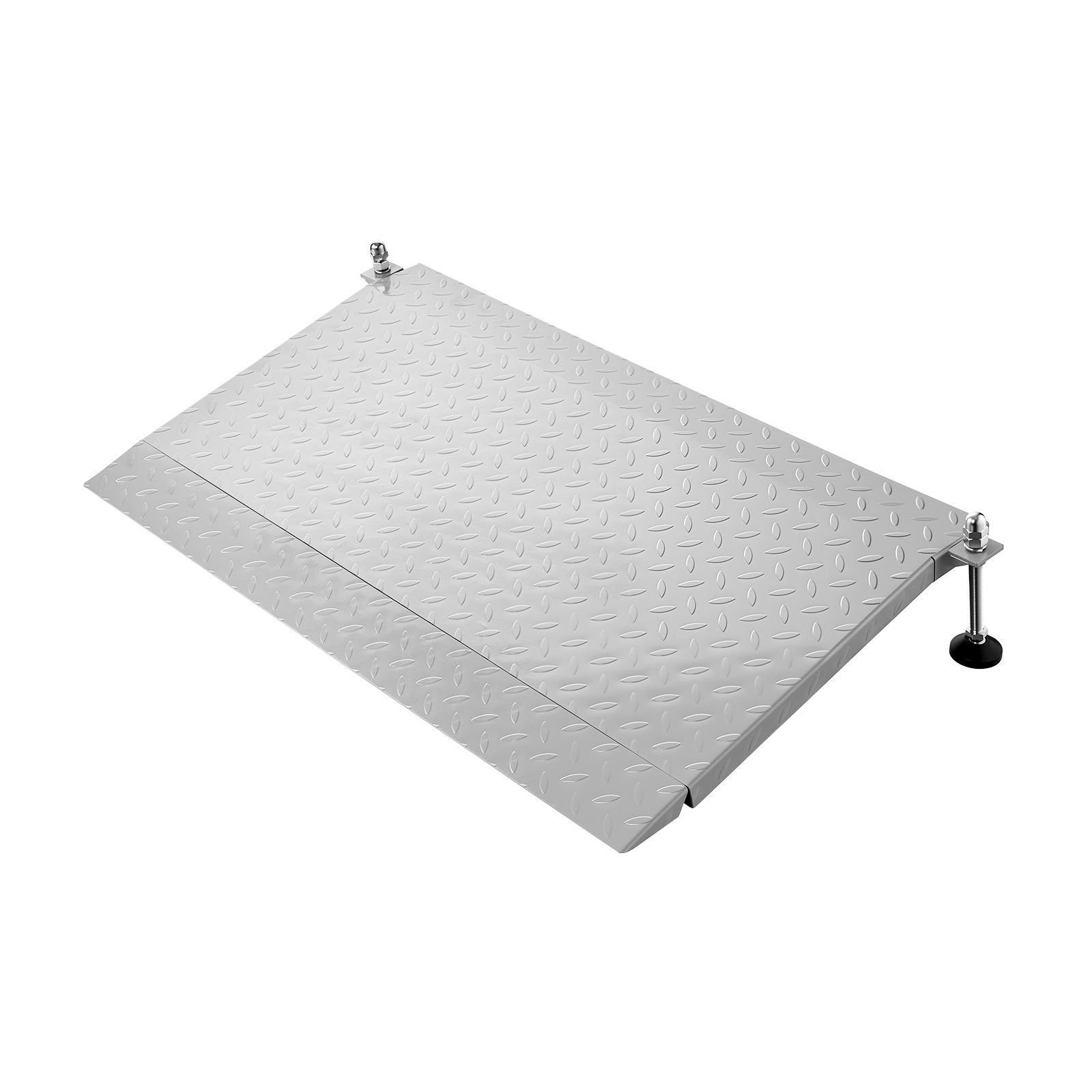 threshold ramp for doorways, 42.5 x 23.2 in, platform aluminum wheelchair ramp with adjustable height, non slip door threshold ramps, 1000 lbs capacity, for home steps, wheelchairs, walkers