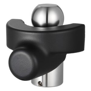 Trailer Hitch Lock, Compatible with 2-5/16 in Couplers, Heavy-Duty Anti-Theft Trailer Ball Lock with 3 Keys, Prying-Resistant & Impact-Resistant, Fits for RVs, Boats, Off-Road Vehicles, Trailers