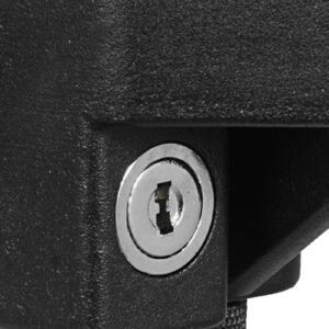 trailer hitch lock kit, compatible with 2 5/16 in couplers, heavy duty anti theft trailer ball lock with 3 keys & padlock, prying resistant & impact resistant, fits for rvs, boats, trailers