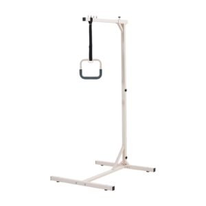 Trapeze Bar for Bed Mobility, Heavy-Duty Steel Free Standing Trapeze Bar 250 LBS Weight Capacity, Hospital Bed Pull Up Assist for Elderly & Disabled, Ideal for Hospitals, Nursing Home, Home Care
