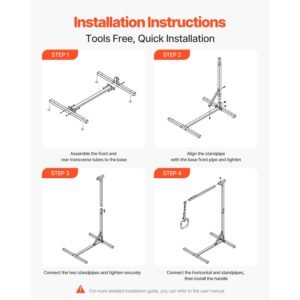 trapeze bar for bed mobility, heavy duty steel free standing trapeze bar 250 lbs weight capacity, hospital bed pull up assist for elderly & disabled, ideal for hospitals, nursing home, home care