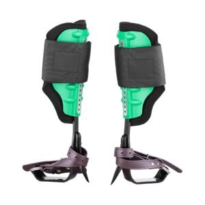 tree climbing spikes set, height adjustable tree climbing gear with straps & spike protectors, 350 lbs load capacity, heavy duty steel climb spurs arborist equipment for fruit picking hunting