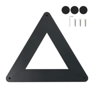 Triangle Hockey Passer, Heavy-Duty Multi-Angle Rebounder, Hockey Passing Aid, Passing & Stick Handling Trainer, Off-Ice & On-Ice Portable Equipment, Help Improve Puck Control & Shooting