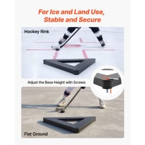 triangle hockey passer, heavy duty multi angle rebounder, hockey passing aid, passing & stick handling trainer, off ice & on ice portable equipment, help improve puck control & shooting