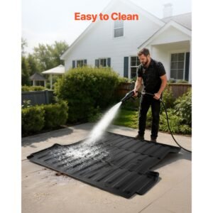 truck bed mat, tpe, compatible with 2015 2026 ford f150 lightning bed, heavy duty custom fit, all weather protection pickup car cargo trunk liner replacement, for 2015 2026 ford f150 accessories