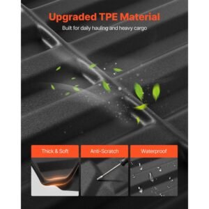 truck bed mat, tpe, compatible with 2022 2026 nissan frontier bed, heavy duty custom fit, all weather protection pickup car trunk liner replacement, for 2022 2026 nissan frontier accessories