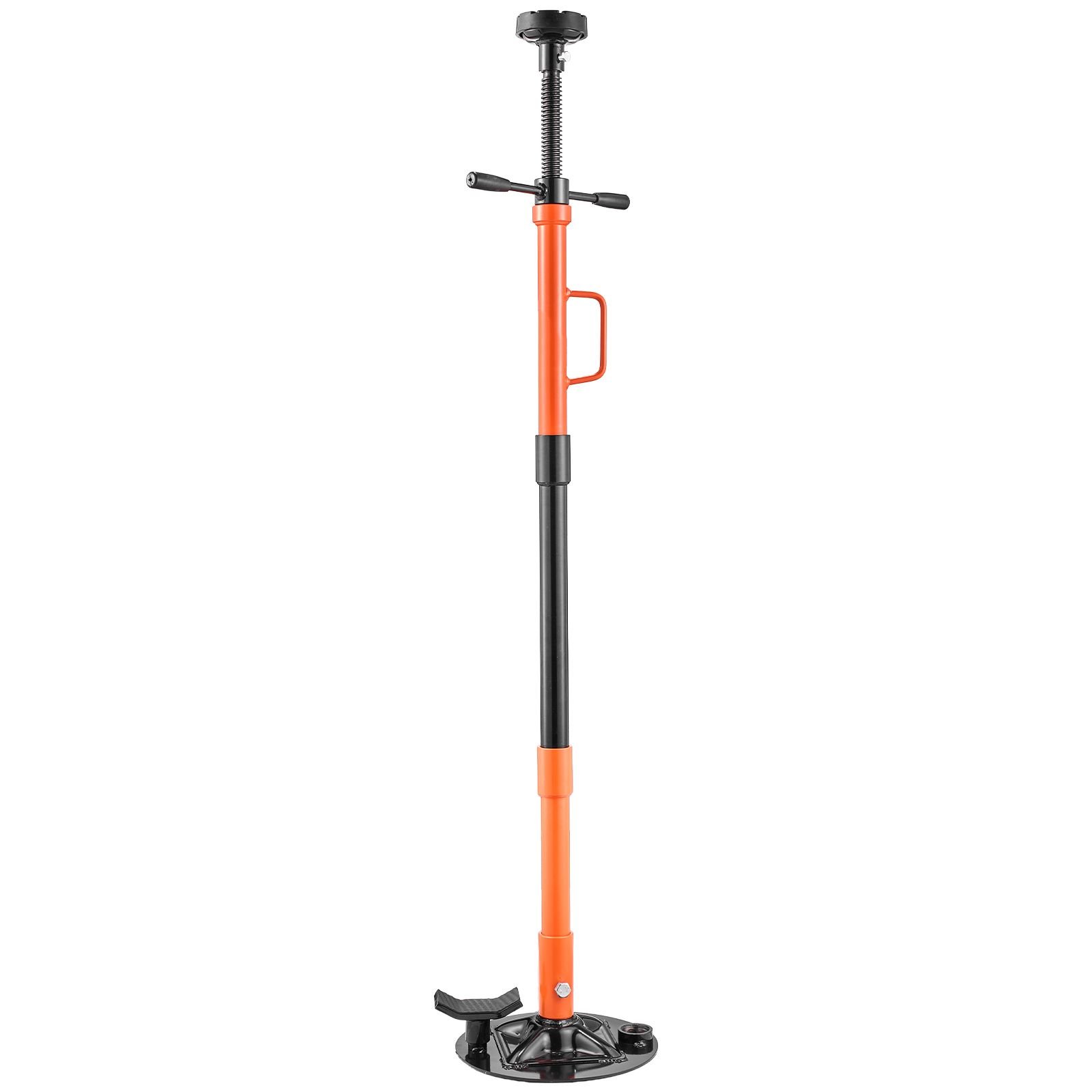 underhoist support stand, 1 ton (2204 lbs) capacity under hoist jack stand with handle, adjustable height, bearing mounted spin handle, self locking threaded screw, support vehicle components