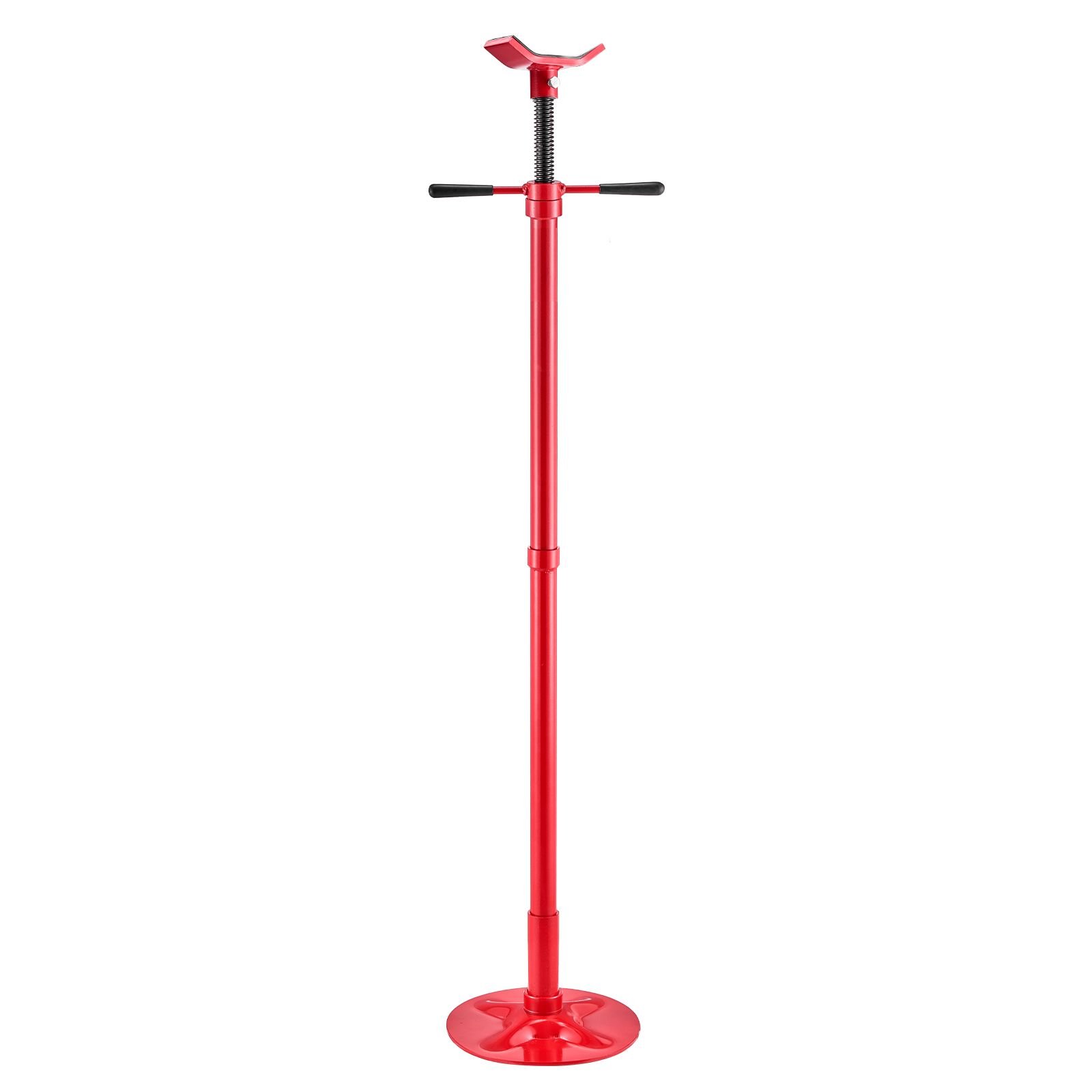 underhoist support stand, 1/2 ton (1102 lbs) capacity under hoist jack stand, lifting from 54.02" to 83.86", bearing mounted spin handle, self locking threaded screw, support vehicle components