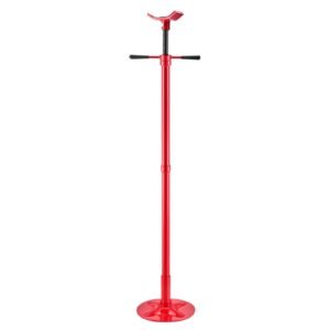 Underhoist Support Stand, 3/4 Ton (1653 lbs) Capacity Under Hoist Jack Stand, Lifting from 54.02" to 83.86", Bearing Mounted Spin Handle, Self-Locking Threaded Screw, Support Vehicle Components