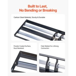 updated lawn leveling rake with roller, 36" x 10" stainless steel lawn leveler with 83.9" adjustable handle, heavy duty yard leveling rake, effort saving lawn leveling tool for yard golf court