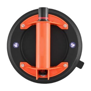 vacuum suction cup, 8 inch vacuum glass lifter with abs handle, 400 lbs max lifting capacity tile suction cup tool with carrying case for lifting large tile, granite, drywall, windows (2 pack)