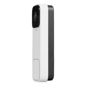video doorbell, 2k wireless camera ring doorbell works with 170° ultra wide view, 2 way audio, motion detection & night vision, supports alexei & google, cloud storage, battery/wired powered