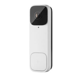 video doorbell, 2k wireless camera ring doorbell works with 170° ultra wide view, 2 way audio, motion detection & night vision, supports alexei & google, cloud storage, battery/wired powered