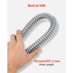 water heater kit, 18 inch length water heater flex connector, waters heaters installation kit with 3/4" fip x 3/4" fip inlet & outlet connection for bathroom, kitchen, laundry room, boiler room
