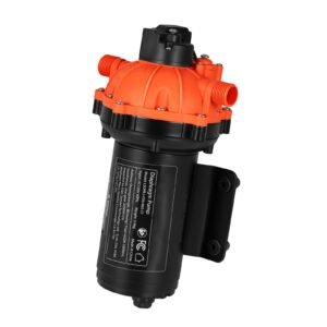 Water Pressure Pump, 110V AC 5 GPM, 5-Chamber On Demand Electric Diaphragm Water Transfer Pump, 60 PSI Max Pressure, Automatic Pressure Switch, for Home Kitchen Garden Irrigation Car Washing