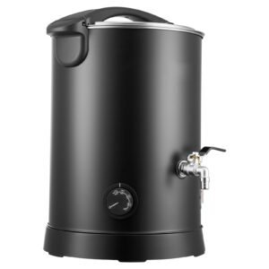 wax melter for candle making, 8.5 qts, fast and even heating, with easy pour spout and temperature control, hourglass base for non stick smooth flow, wax melting pot for making candles soaps