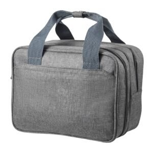 wearable breast pump bag, breast feeding bag with ice pack, fits for m5/m6, pumping accessories & breastmilk storage, portable pump carrying case for work, travel & family use, grey