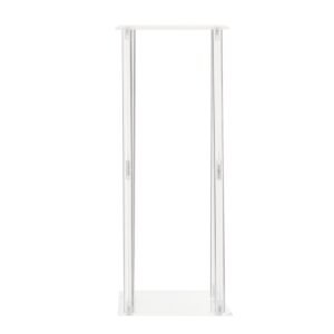 wedding flower stand, 10pcs 19.69 inch column flower stand, floral stands with acrylic laminate, cylindrical cubic floral display rack for wedding, party, birthday, home, centerpiece stands