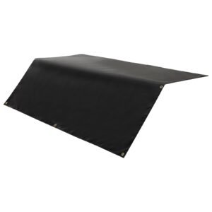 welding blanket, 6 x 8 ft silicone coated fiberglass welding blanket, up to 1800 fahrenheit heat resistant safety protection blankets, flame retardant fireproof insulation mat
