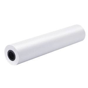 wide format paper, 24 in x 300 ft plotter roll, 2 rolls cad bond rolls with 2 in core, 20 lb bond paper rolls, ideal for cad drawings, engineering plans, gis maps, and architectural designs