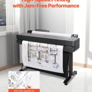 wide format paper, 30 in x 500 ft plotter roll, 2 rolls cad bond rolls with 3 in core, 20 lb bond paper rolls, ideal for cad drawings, engineering plans, gis maps, and architectural designs