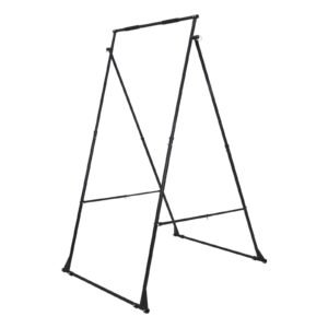 yoga stand frame, max 440.9 lbs load swing stand, triangular structure yoga aerial rig, aerial silk stands with eva foam, 4 level horizontal & 6 level vertical adjustment, multi functional